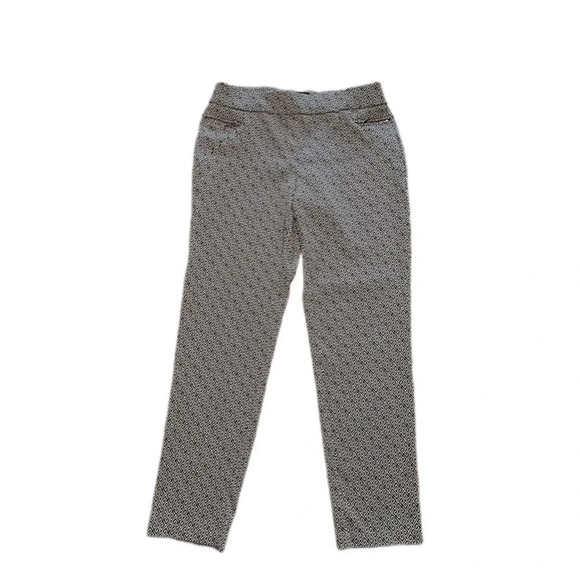 Soho Apparel LTD Dressy Business Casual Black And White Pattern Pants Women’s 1X - Picture 1 of 11